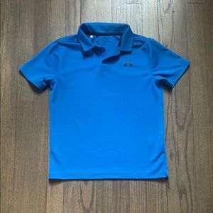 Boys Under Armour Blue Polo